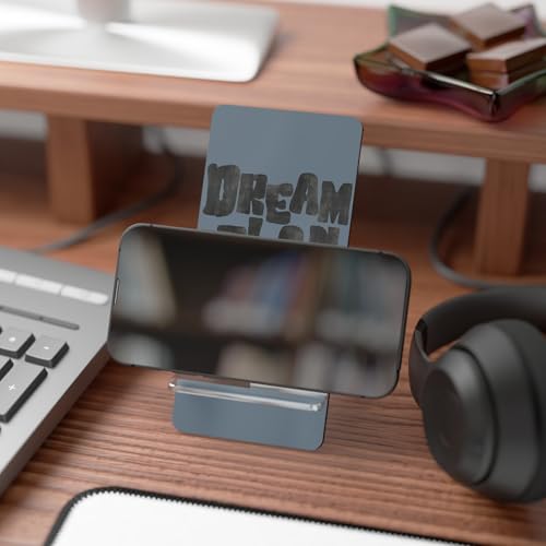 Minimalist Phone Stand for Desk – Portable Holder for iPhone & Android, Compact Travel Stand, Aesthetic Mobile Dock - Denim