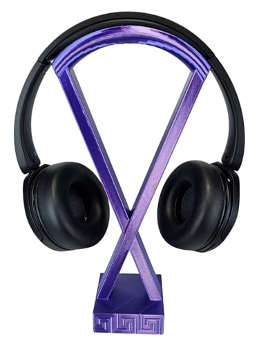 Minimalist Headphone Stand (Shiny Purple) - color: Shiny Purple