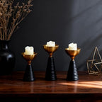 Set of 3 Tealight Candle Holder, Romantic Tea Light Holder Cup for Table Centerpieces, Christmas, Birthday Party, Home Decor