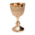 ALADEAN Vintage Chalice Goblet | 1x Royal Wine Cups of King Arthur - Renaissance Medieval Gifts for Communion, Christmas Wedding Anniversary Drinkware Pack of 1pc (Prince Goblet) - style: Prince Goblet