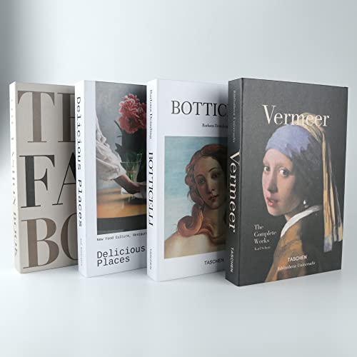 PTShadow 4 Pieces Folding Decorative Books for Home Decor, Black and White Bookshelf Decorations, Library Decorations, Coffee Table Decorations for Home Sweet Stacking Books - color: 4 Pcs Black and White