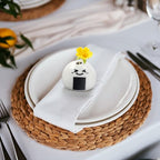 12 Pcs Cute Handmade Mini Flower Vase, Ceramic Rice Ball Japanese Onigiri Miniature Vases for Home Room Table Decoration Japanese Craft Gift