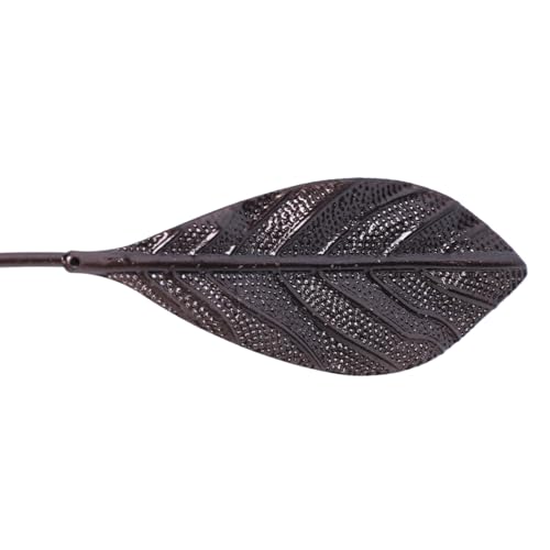 Wind Spinner Kinetic Wind Spinner Falling Foliage Design Wind Sculpture, Rustproof Water Proof Heavy Duty Falling Foliage Kinetic Copper Triple Spinner for Outdoor Garden