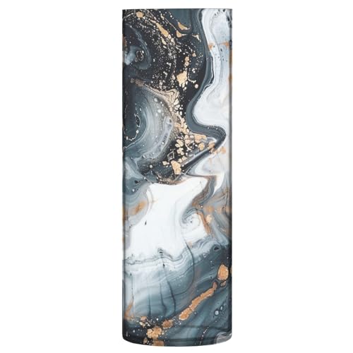 ALAZA Abstract Marble Painting Flower Vases for Home Decor Kitchen Bedroom Living Room Bathroom Office Table Decorations