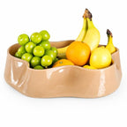 Modern Glass Decorative Bowl for Kitchen & Home Decor – Handmade Unique Design Key Bowl for Entryway Table, Living Room, Premium Candy Bowl, Fruit Bowl for Kitchen Counter