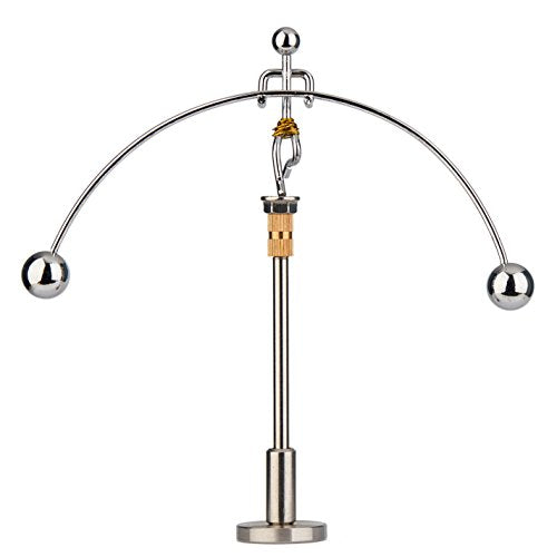Sunnytech Steel Physics Toy Kinetic Art Balance Toy Balancing Decompressive Science Psychology Home Office Toy for Desk Decor Golden Pants Hercules WJ149 - style: WJ149