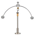 Sunnytech Steel Physics Toy Kinetic Art Balance Toy Balancing Decompressive Science Psychology Home Office Toy for Desk Decor Golden Pants Hercules WJ149 - style: WJ149