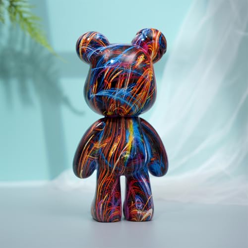 Abstract Animal Sculpture Home Decor, Bear Statue Decoration for Office, Bedroom, Living Room on Table, Shelf, Cabinet (Type B) - color: Type B