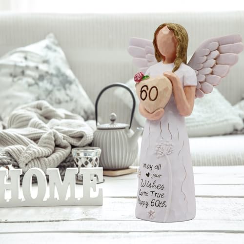 60th Birthday Gifts for Women, Gifts for 60th Birthday Women, Sculpted Hand-Painted Figurine - style: 60th Birthday Gifts