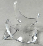 HQRP-Crystal 1 3/4" Acrylic Display Stand Pedestal for Crystal Heart / Slice / Slab and other Stones - size: 1 3/4"