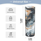 ALAZA Abstract Marble Painting Flower Vases for Home Decor Kitchen Bedroom Living Room Bathroom Office Table Decorations