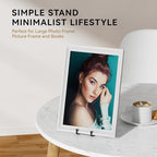 IPAME 12 Inch Large Plate Stands for Display - Metal Picture Frame Easel Stands for Plates, Books, Platters, Plaques, Decor (2 Pack) - size: 12 Inch