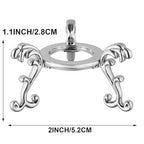 10pcs Crystal Ball Display Stand - Silver Sphere Holder for Crystal, Rock & Stands with Display Function - 2 in Metal Tripod Base for 40-80mm Spheres(10-Pack) - color: Silver_Small-10pcs