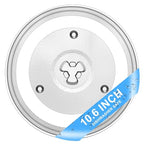 SDTC Tech 10.6" Microwave Glass Plate, Turntable Plate Glass Tray Replacement Compatible with GE, Panasonic, Toshiba, Galanz, Farberware
