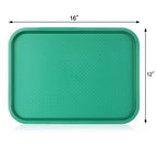 New Star Foodservice Fast Food Tray, Set of 12 (Green, 12 by 16-Inch) - color: Green, size: 12 by 16-Inch