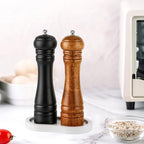 Salt and Pepper Wood Mill Tray, White colour Pepper Grinder Rest, Work Surface and Dining Table Protector (Pepper mill not included) - color: K White Colours Mill Tray