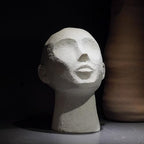 Abstract Decor Sculptures Home Decor - Resin Thinker Human Head Statue Shelf Decorations Bust Statues for Living Room Office Table Art Decor Accents 7.25 * 6.25 * 8.5 Inch