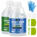 TAKIMO 68OZ Crystal Clear Epoxy Resin Kit - 1:1 Mixing Ratio, Bubble Free & Anti-Yellowing - High Gloss Casting & Coating Resin for Jewelry, River Tables, Bar Top, Countertops & Wood - Heat Resistant - size: 68OZ Kit