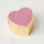 kate spade new york Sitting Pretty Pink Glitter Heart Box - style: Heart Box