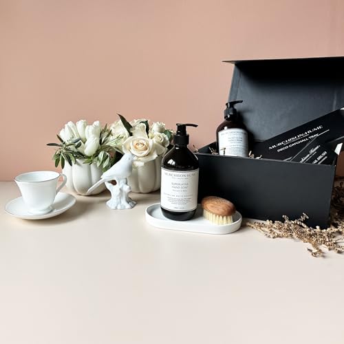 Elegant Ceramic Kitchen Sink Caddy, Bathroom Countertop Tray, Ceramic Vanity Tray - Durable, Heat-Resistant Design for Keys, Jewelry, and More - Dishwasher Safe, 7.5" x 4.1" x 0.8" - size: 7.5" x 4.1" x 0.8"