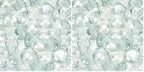 Mr. Fireglass 10 Pound Fire Glass Beads, 1/2" Reflective Round Fire Glass Drops for Fireplace Fire Pit & Lanscaping, High Luster Crystal Ice (Pack of 2) - color: Crystal Ice, size: 1/2 inch, 10 Pounds (Pack of 2)