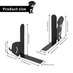 Book Ends, 1 Pair Cute Dog Metal Bookends, Creative Decorative Book Holders for Home Office Bookshelf, Dog Lovers Gifts, Library Desk Book Stopper for Shelves, Labrado - style: Labrador
