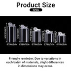 5 Pack Clear Ring Display Stand, Acrylic Ring Display Holder, Cylinder Jewelry Stand Organizer for Wedding Engagement Rings, Sturdy Solid Showcase for Photography Boutique Cosmetic Crafts