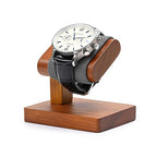 Solid Wood Single Watch Display Stand for Men Jewelry Watch Showcase Stand Display (Gray) - color: Gray