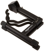 Amazon Basics Portable Adjustable Folding Guitar Stand for Electric and Acoustic Guitars, A-shape, Fully Assembled with Padded Foam, Black, 8.66 x 15.16 x 3.74 inches