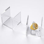 Championship Ring Display Case, Acrylic Display Box and Holder for Super Bowl, Championship, and Baseball Rings, for Collectors and Enthusiasts, 1pc