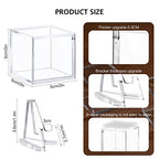 Championship Ring Display Case, Acrylic Display Box and Holder for Super Bowl, Championship, and Baseball Rings, for Collectors and Enthusiasts, 1pc