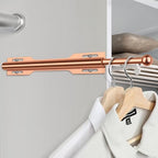12" Valet Rod for Closet Pull Out (2 Pack, Rose Gold) - color: Rose Gold, size: 2 Pack