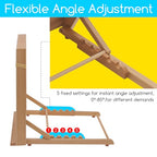 MEEDEN A3 Wooden Tabletop Easel for Painting, 5-Position Adjustable Drawing & Sketching Board with Shoulder Strap, Portable Beechwood Desktop Art Easel Stand for Adults, Artists, Beginners & Student - size: A3（18 1/2 L * 14 1/4W）