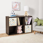 6-Cube Black Storage Rack, Equipped with Hardware Accessories and Installation Instructions. Suitable for Home and Office Can be Placed Horizontally or Vertically. (Espresso)