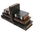 Luxury Bookends for Shelves Wooden Bookend Storage Box Book End Shape Container for Organized Book Storage