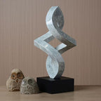 Modern Home Decor Abstract Arts Sculpture Table Bookshelf Decoration for Living Dining Room Bedroom Resin Statue 14.6inch