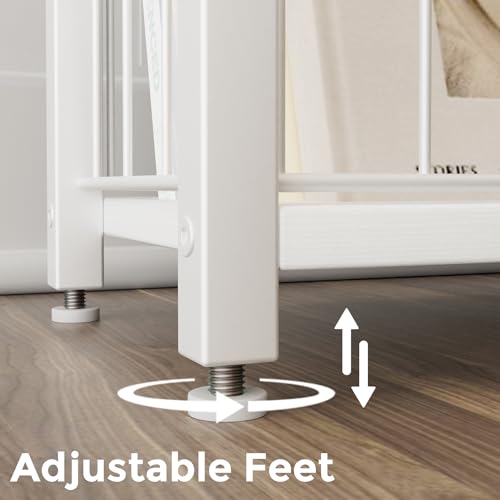 Homleke Narrow Side Table with Magazine Holder, Skinny End Table Perfect for Small Spaces, Space-Saving Design for Living Room, Bedroom, or Office, 7.1" D x 16.9" W x 23.6" H, White - color: White - Standard
