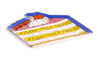 ban.do Novelty Trinket Tray, Ceramic Jewelry Dish, Small Decorative Tray for Keys or Decor, Cute Catchall Tray, Cake