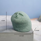 Cute Stone Primitive Man Figurine: Funny Stoneman Statue for Outdoor Decor, Carving Face Garden Home Decoration Fish Tank Ornament - Stone Man D - style: Stone Man D