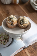 Creative Co-Op Stoneware Bowl w Reactive Glaze, White - color: White, size: 8.0" Round x 3.75" Tall