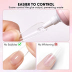 Makartt Gel Nail Glue: Solid Nail Glue for Press On Nails, 15ML 3D Gel UV Lamp Needed, Multifunctional Nails Tools Strong Adhesive Rhinestone Glues Gels for Charms & Gems, Ideal for DIY Home Salon Use - color: Clear Gel Nail Glue