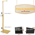 Gold Purse Display Stand, 2 Pack Handbag Display Stand Adjustable Height Stainless Steel Stability Non-slip Base,22lbs Large Bags Display Rack Luxury Purse Holder for Table Retail Closet - color: A-Gold