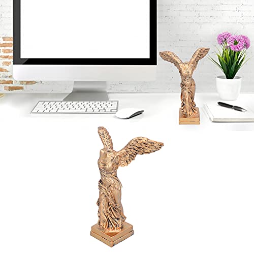 GLOGLOW Desktop Decorative Items Unique Design, Durable Material with AntiSlip Pad for Living Room, Office, Study Room Decor Sculpture Figurine, Nan (BS1056 medium copper color) - size: BS1056 medium copper color
