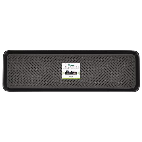 Matace 1 Pack Rubber Extra Large Shoe Tray for Entryway,Long Boot Tray,Slim Boot Mat for Indoor and Outdoor Use,16x55 in, Rectangular (Pack of 1) - size: 55" x 16" x 1.2"