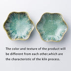 Mecaikru Ring Dish, Ceramic Trinket Tray, Small Dish for Jewelry, Key Bowl, Ring Tray for Jewelry, for Friends Sisters Daughter Mother - color: Jade Green