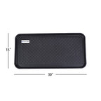 Multi-Purpose Boot Tray Mat,Pet Bowl Tray,Dog Bowl Mat,Boot Tray for Entryway,Waterproof Trays for Indoor and Outdoor Floor Protection,30" x 15"/Large - size: 30"L x 15"W
