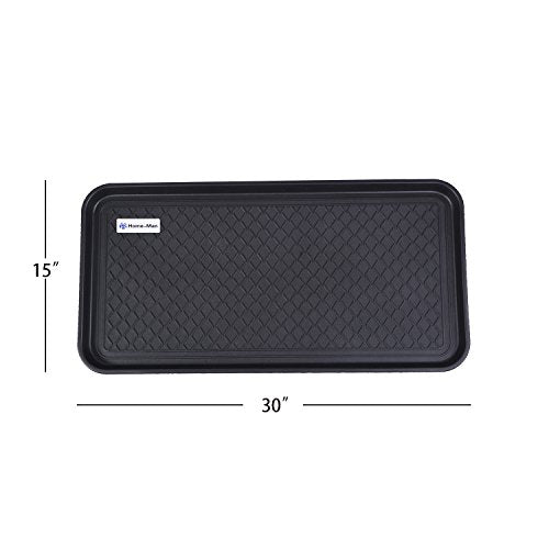 Multi-Purpose Boot Tray Mat,Shoe Tray Mat,Dog Feeding Tray,Waterproof Trays for Indoor and Outdoor Floor Protection,30" x 15"/2 Pack - size: 30x15"*2 pack