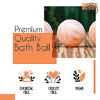 Pink Salt Crystal Accessories (Pink Salt Crystal Bath Ball - Round Shape) - color: Pink Salt Crystal Bath Ball - Round Shape