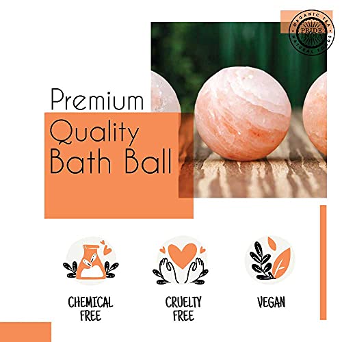 Pink Salt Crystal Accessories (Pink Salt Crystal Bath Ball - Round Shape) - color: Pink Salt Crystal Bath Ball - Round Shape