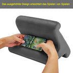 SAMHOUSING Tablet Pillow Stand - Holder & Dock for Bed with 3 Viewing Angles, Compatible with Tablets, Phones & iPad Pro 9.7, 10.5, 12.9 Air Mini 4, 3, Kindle, E-Reader & Books (Grey) - color: Grey